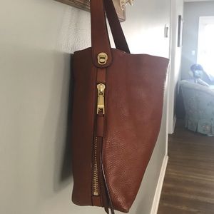 Fossil genuine leather “Maya Small Hobo” handbag